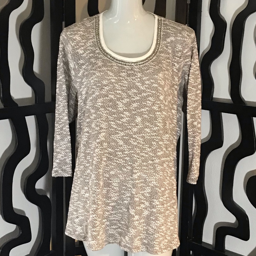 Maurices Plus Size 3/4 Sleeve Sweater Blouse